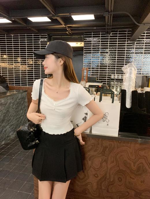 <曾小咸推荐>现货秒杀！卖完不补 ！【心动萝莉】花边小上衣 日常89.99 立减50 秒杀39.99！ 商品图4