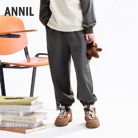 【实体店同款】男童全腰针织单裤秋季新款安奈儿童装AB536110