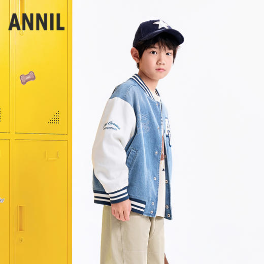 【实体店同款】男童短款棉衣冬季新款安奈儿童装AB545027 商品图1