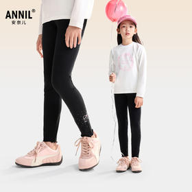 女童全腰针织打底裤秋季新款安奈儿童装EG536520
