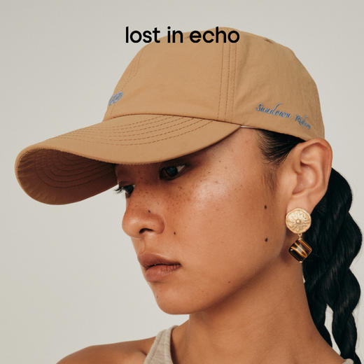 lost in echo2025早秋新款简约百搭时尚撞色个性logo刺绣棒球帽 商品图0