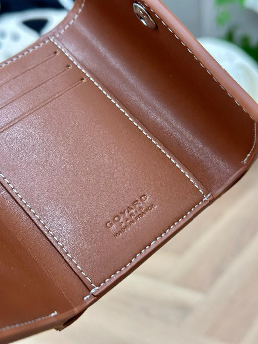 三折一体钱包卡包。棕色。黄色。绿色。黑色  蓝色g 商品图13