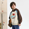 【MQD】小灯塔男大童秋季新品学院风插肩袖卡通撞色连帽卫衣 商品缩略图4