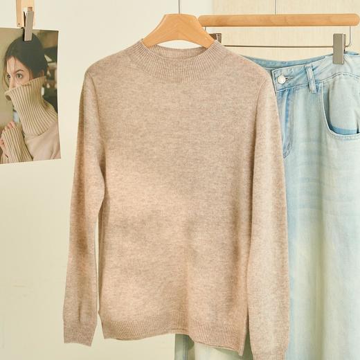 反季清仓薅羊毛【衣本素 纯色百搭100%羊毛衫】  出口fa国原单   100%绵羊毛衫       一线成衣 商品图2