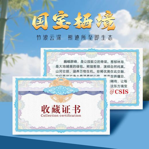 【中国邮政】国宝大熊猫荧光藏书票（限量狮子号8888含金粉邮票） 商品图1