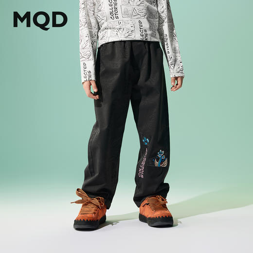 【MQD】【国潮系列】男童裤子2025春季新款宝宝运动裤儿童休闲裤 商品图0