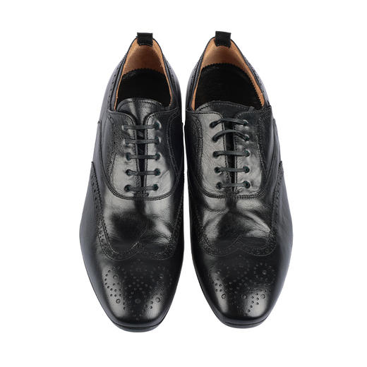 【超惠秒】McQueen 麦昆 男士真皮系带商务休闲皮鞋 12144 植鞣做旧款，实物鞋底是真皮材质都有正常开裂细纹，后期可去钉掌防滑防磨，以增加鞋的穿着寿命 商品图3