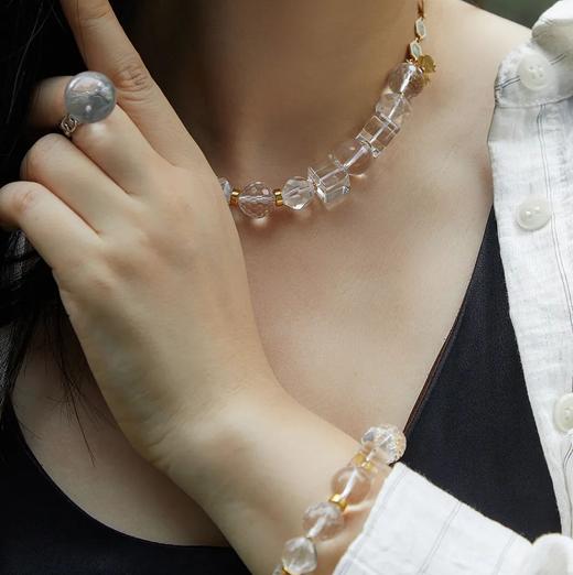 CrystalSoul巴西白水晶原创设计首饰，纯净心灵圣石，明星同款，水晶行业大咖亲选料（预售 5-7天发出） 商品图10