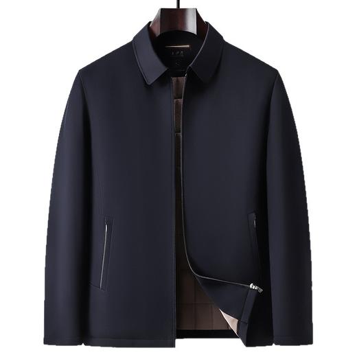 【DKP】大依优型大码男装中老年商务棉衣男加棉休闲爸爸冬装冬季大码夹克夹棉外套 商品图4