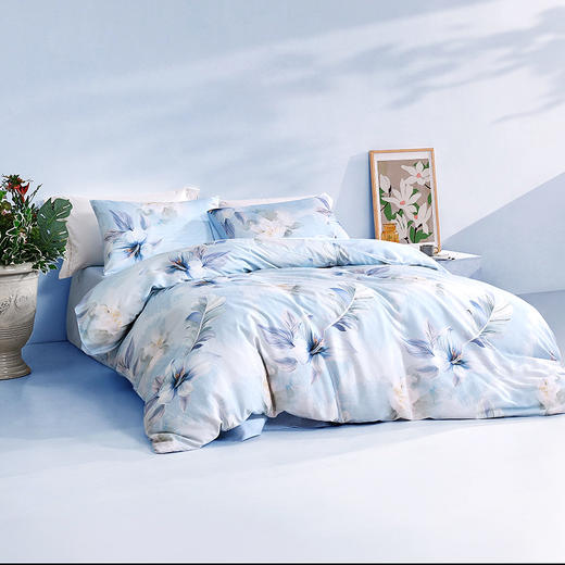 罗莱T 柔纱兰香40支莱赛尔纤维四件套 200×230cm 商品图1