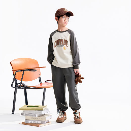 【实体店同款】男童圆领长袖针织衫秋季新款安奈儿童装AB531120 商品图3