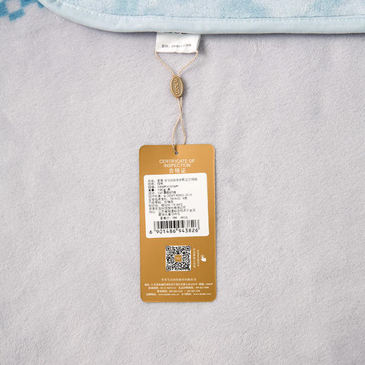 罗莱T 临风听海法兰绒毯 180×200cm 商品图5