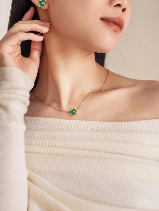 【LA罗拉玫瑰常青藤孔雀石项链】活出自然、舒展、优雅的姿态，以优雅姿态焕发明媚生命力G1483-CC【无标出货 介意慎拍】 商品图1