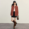 【周末秒杀】熙世界BF风复古格纹衬衫女宽松慵懒百搭时尚休闲衬衣2025秋季新款 商品缩略图4