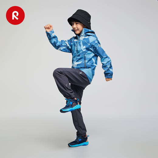 芬兰reima2025男女儿童拒风拒水抓绒保暖舒适运动软壳长裤子 商品图4