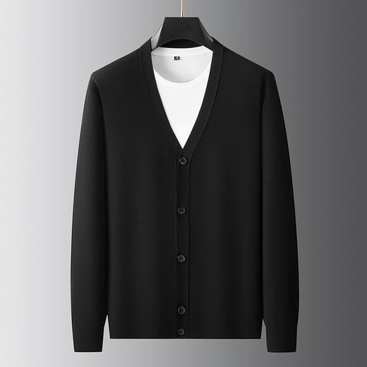 【DWP】大依优型大码男装开衫羊毛衫秋季新款男士加肥加大码针织外套男胖子毛衣外套弹力 商品图8