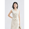 剩L/XL 【莱赛尔气质马夹】女秋季时尚高级感洋气通勤显瘦无袖百搭马夹4358 商品缩略图1