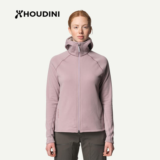 HOUDINI胡丁尼 首发·亚洲版高阶魔术大师25秋新女连帽抓绒衣外套 830018 商品图3