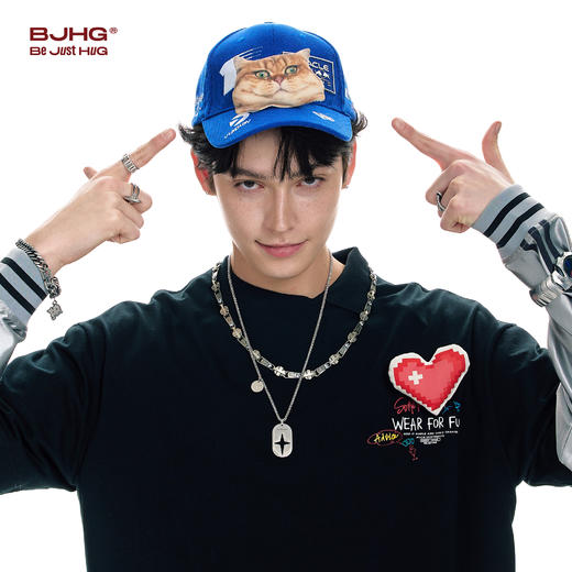 BJHG不计后果 爱心贴贴t恤配饰设计感潮牌衣服装饰品装饰 商品图1