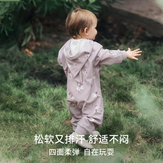【新客福利】嫚熙婴儿连体衣连帽卫衣宝宝长袖外出服新生儿爬服 商品图2