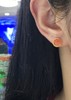简约精致 天然樱桃南红圆形耳钉 CF 商品缩略图0