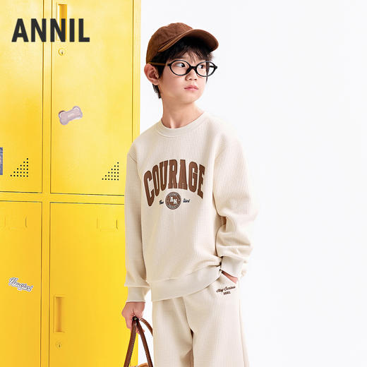 【实体店同款】男童圆领长袖卫衣秋季新款安奈儿童装AB531134 商品图2