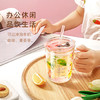 富光玻璃杯家用儿童牛奶杯子带刻度吸管水杯男女宝宝冲泡奶粉杯带把手 商品缩略图4