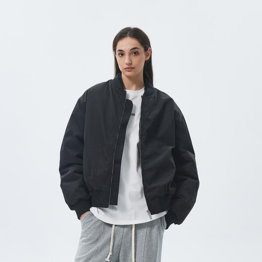 CHINISM赤尘 基础MA1飞行夹克外套男女同款冬季加厚棉衣美式棉服 商品图0