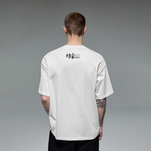 【商场同款】CHINISM赤尘 发泡印花t恤男夏季纯棉男士休闲短袖 商品图0