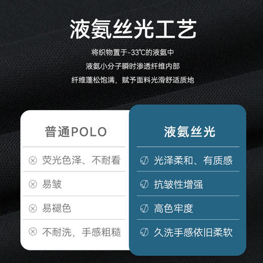秋冬针织远红外保暖无缝压胶长袖POLO-P04-03 商品图7