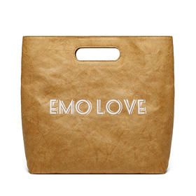 EMO Elegant Modest Original 牛皮纸手提袋 休闲百搭 日常通勤