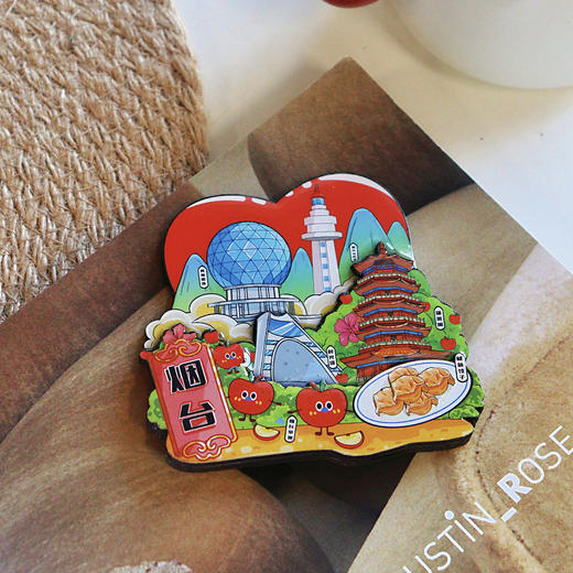 “开中隐藏款发199元红包”  中国城市记忆冰箱贴 原创设计 随机5款不重复 商品图5