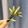 雀说国风仿真水滴竹叶发夹侧边夹女新款后脑勺盘发鸭嘴夹古风汉服头饰ALD115 商品缩略图3