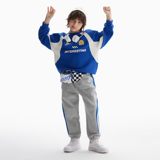 【MQD】【天然环保】童装男童运动裤春秋装款宝宝卫裤儿童休闲裤 商品图1