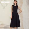 *【罗衣】优雅大摆赫本风连衣裙2025春装新款高级黑色年会礼服裙09928 商品缩略图0
