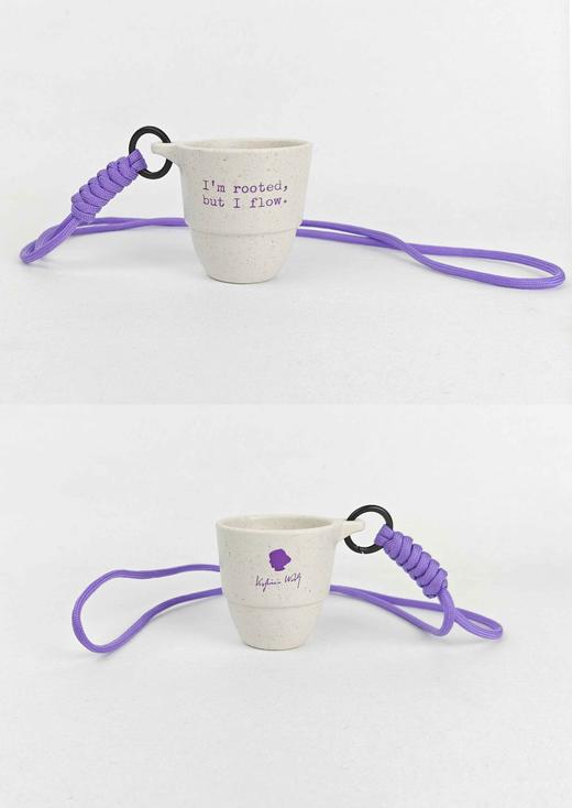 【新品早鸟价】“随心流动”随身小杯  咖啡渣品饮杯（三色可选：绿色/蓝色/米白色） 食品级密胺树脂/  文创   环保 品饮杯  伍尔夫  送礼  礼物  质感  广西师范大学出版社 商品图5