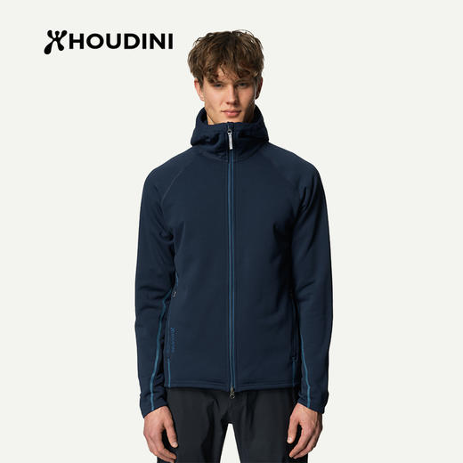 HOUDINI胡丁尼 高阶魔术大师 亚洲版首发上市 25秋冬新男连帽抓绒衣外套 830019 商品图10