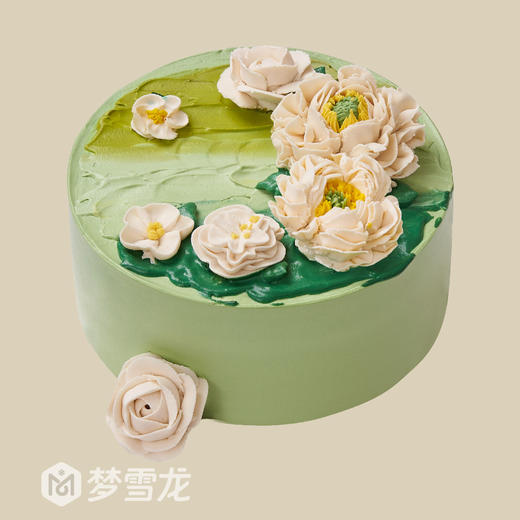 梵高野玫瑰·抹茶椰奶蛋糕·纯牛乳冰淇淋蛋糕 |  梦雪龙 商品图1