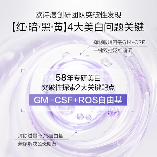 【第二代安心大白罐】欧诗漫舒颜修白精华霜50g+赠15g舒颜修白精华霜*2+8g舒颜修白精华霜*2+2.0安心小白管5支 商品图5