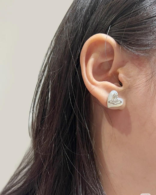 现货 THS-无 西太后家 贝母土星耳钉合集 6色 CU1320 商品图3