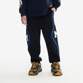 【MQD】童装男童运动裤春秋装品中大童华夫格卫裤儿童宽松休闲裤