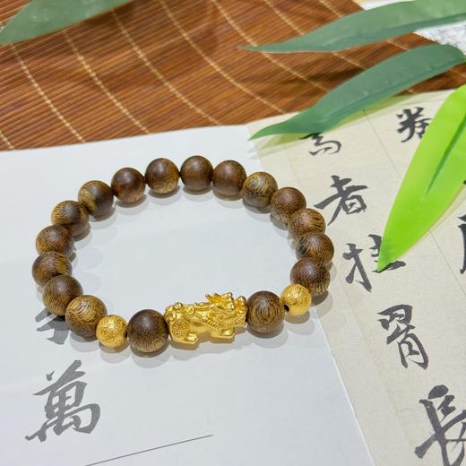 【八载老料凝香 砺木成珍真沉香】男士沉香手串臻藏系列（黄虎眼、貔貅、和田玉等多款可选） 商品图0