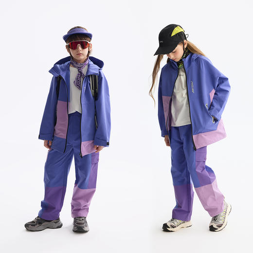 【MQD】【三防】风衣儿童2025春季新款男童连帽撞色百搭时尚外套 商品图2