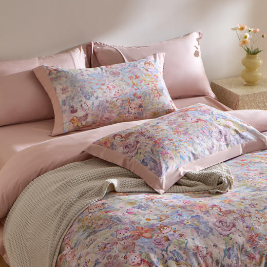 【热卖推荐】自然醒全棉贡缎数码100支长绒棉磨毛四件套（带高档礼盒）HS 商品图8