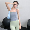 【限时秒】YOGACODE【火树银花系列】抽褶收腰显瘦瑜伽背心女性感吊带运动内衣跑步防震健身服上衣DSG335 商品缩略图1