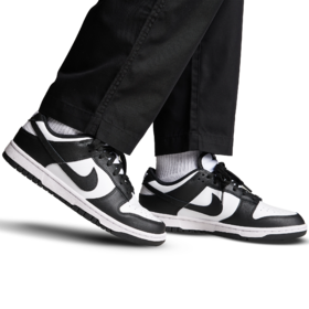 难得折扣！Nike耐克 Dunk Low 熊猫配色板鞋