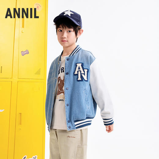 【实体店同款】男童短款棉衣冬季新款安奈儿童装AB545027 商品图2