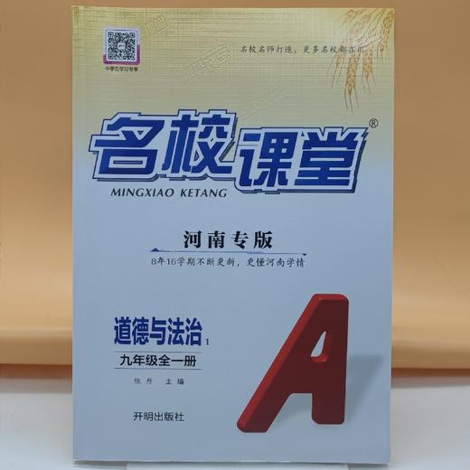 2025名校课堂道德与法治九年级全一册 商品图0