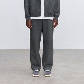 CHINISM赤尘 针织空气层休闲裤男秋季直筒垂感透气通勤抽绳卫裤