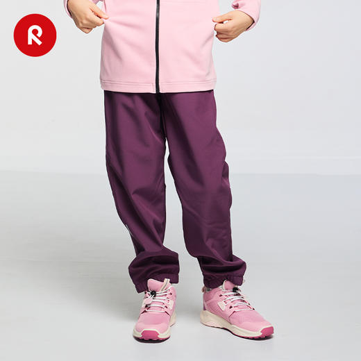 芬兰reima2025男女儿童中童拒风抓绒保暖拒水透气舒适运动软壳裤 商品图1